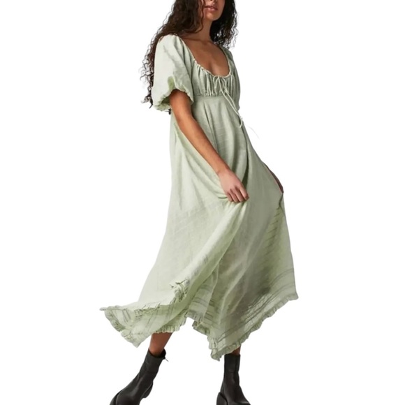 Free People Dresses & Skirts - NWT Free People On My Level Maxi Dress in Milky Green Mint Size Medium